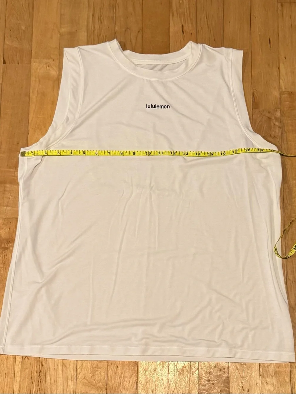 Lululemon Jersey Training Muscle Tank Top - Wordmark